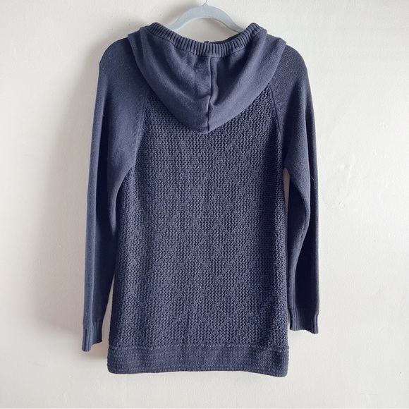 Prana Sugar Beach Hooded Sweater 100% Organic Cotton in Black, Size Small - Picture 9 of 12